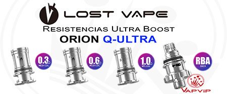 Resistencias Q-ULTRA Ultra Boost - Lost Vape Lost Vape España